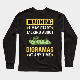 Warning Diorama Dioramas Long Sleeve T-Shirt